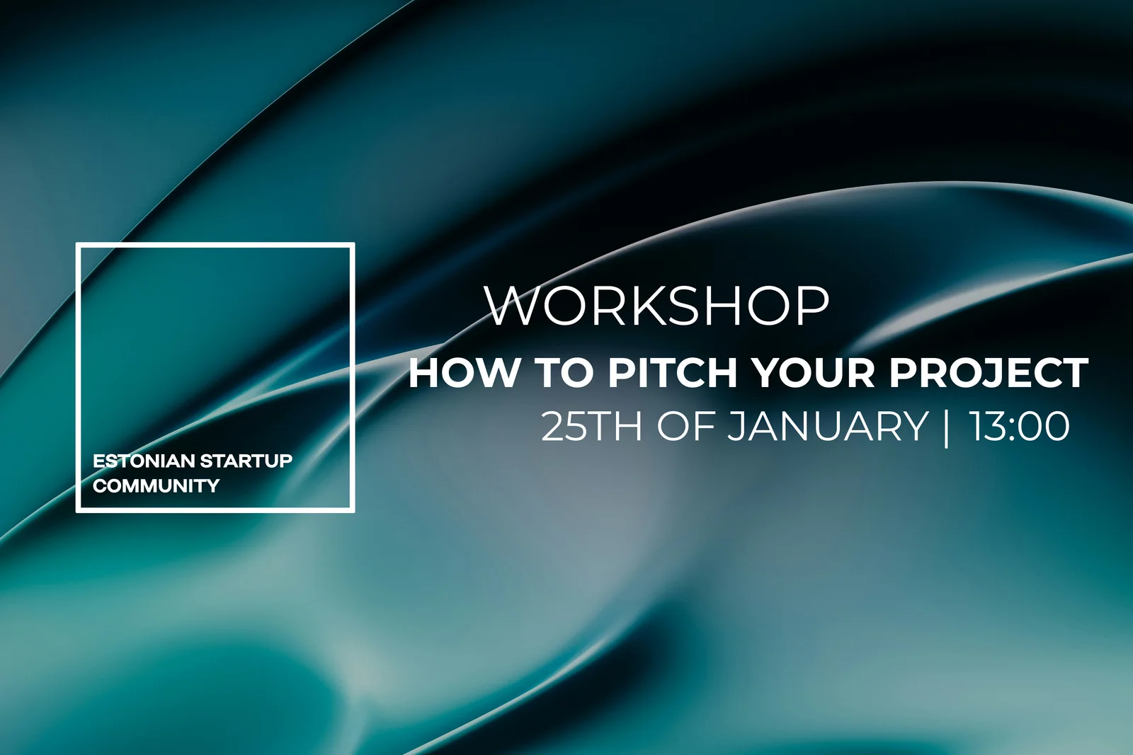 WORKSHOP | How to pitch your project.